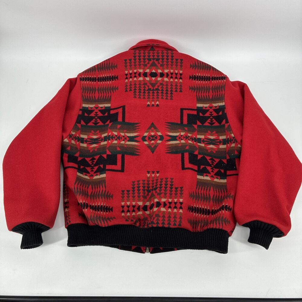 Vintage Pendelton Jacket Men Medium Wool Aztec High Grade Western Wear Rancher - Picture 9 of 16